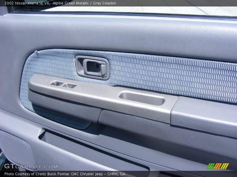 Alpine Green Metallic / Gray Celadon 2002 Nissan Xterra SE V6