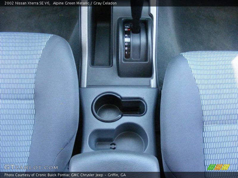 Alpine Green Metallic / Gray Celadon 2002 Nissan Xterra SE V6