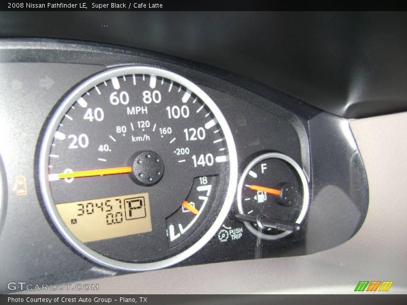 Super Black / Cafe Latte 2008 Nissan Pathfinder LE