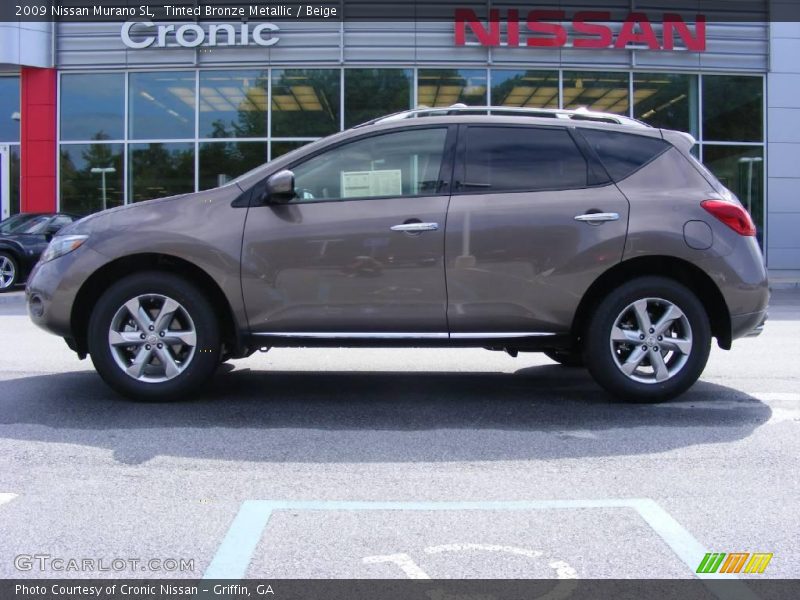 Tinted Bronze Metallic / Beige 2009 Nissan Murano SL