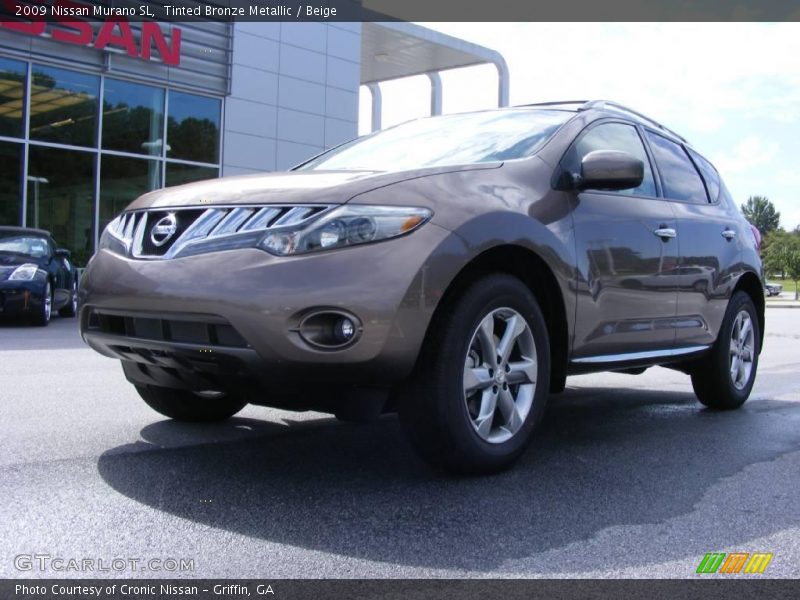Tinted Bronze Metallic / Beige 2009 Nissan Murano SL