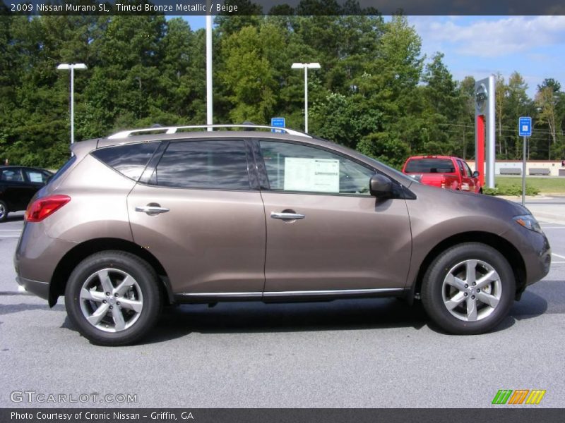 Tinted Bronze Metallic / Beige 2009 Nissan Murano SL