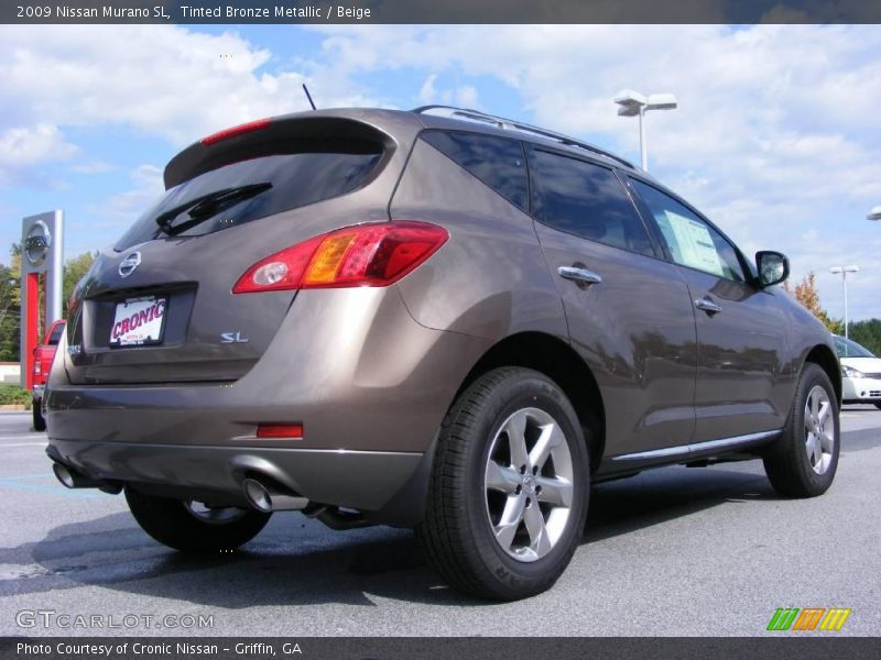 Tinted Bronze Metallic / Beige 2009 Nissan Murano SL