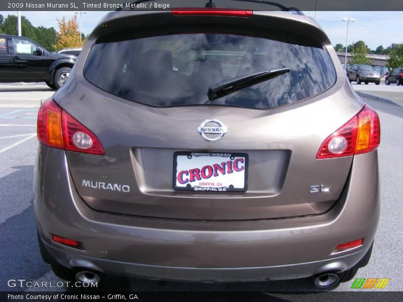 Tinted Bronze Metallic / Beige 2009 Nissan Murano SL