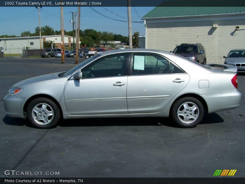 Lunar Mist Metallic / Stone 2002 Toyota Camry LE V6