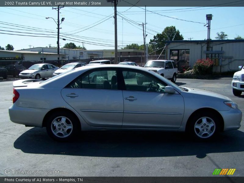 Lunar Mist Metallic / Stone 2002 Toyota Camry LE V6