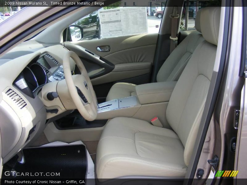 Tinted Bronze Metallic / Beige 2009 Nissan Murano SL