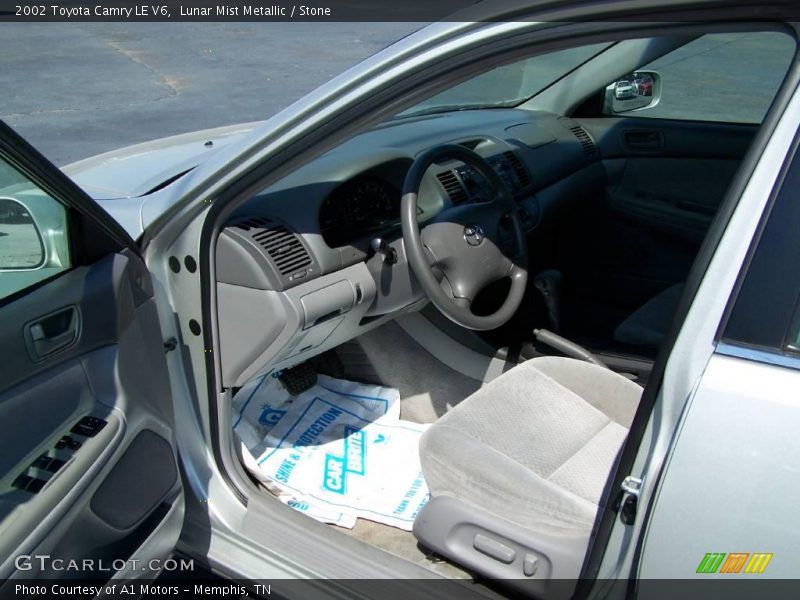 Lunar Mist Metallic / Stone 2002 Toyota Camry LE V6