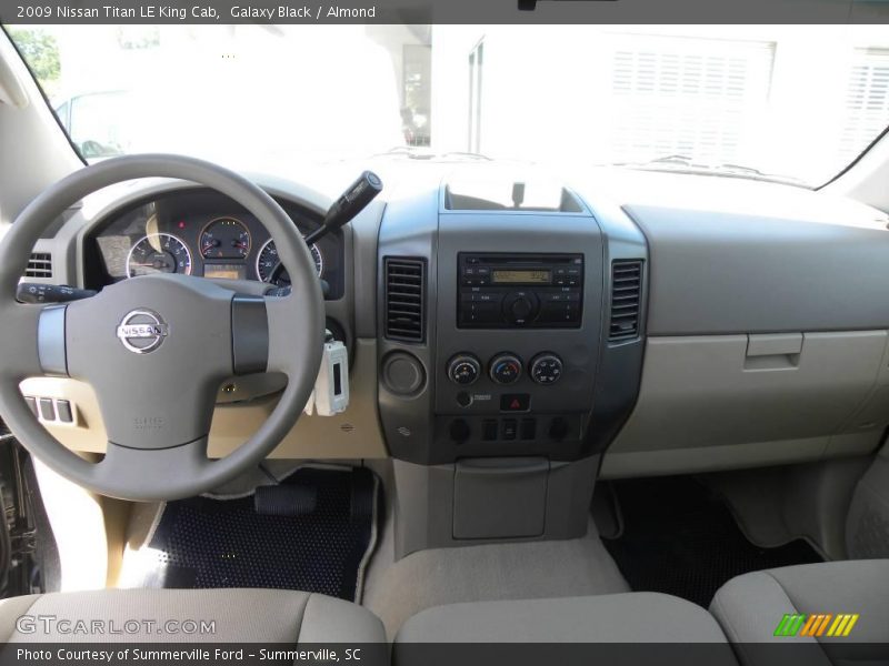 Galaxy Black / Almond 2009 Nissan Titan LE King Cab