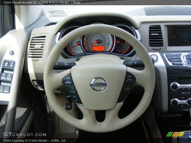 Tinted Bronze Metallic / Beige 2009 Nissan Murano SL