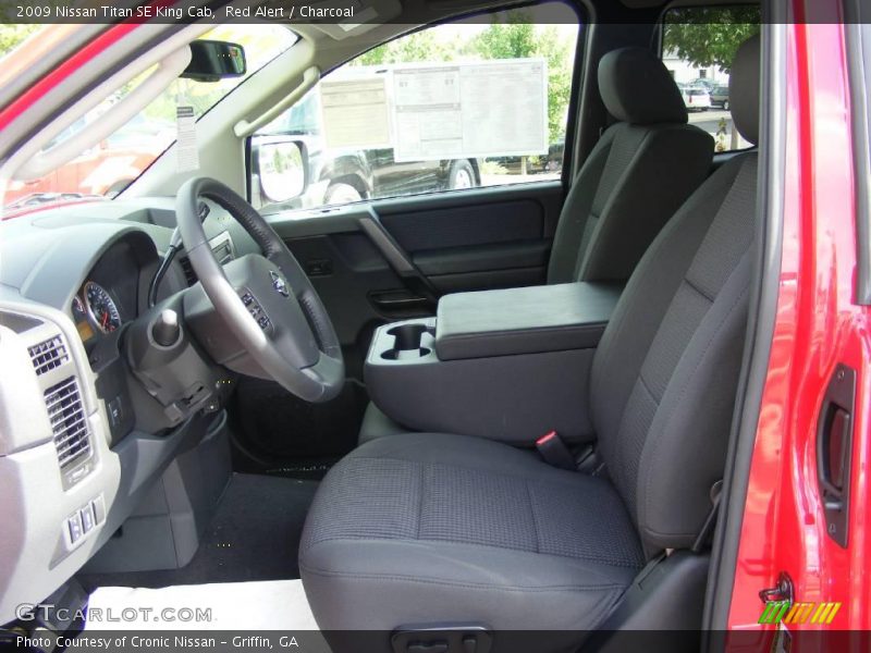 Red Alert / Charcoal 2009 Nissan Titan SE King Cab