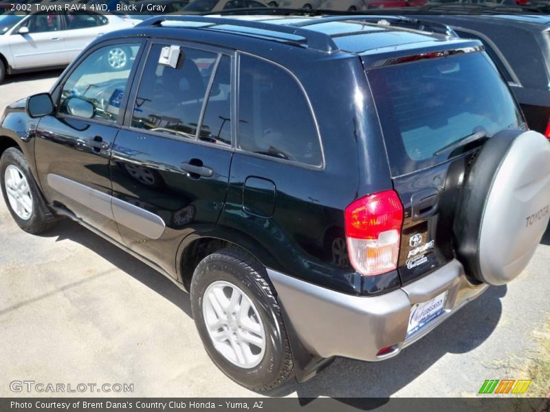 Black / Gray 2002 Toyota RAV4 4WD