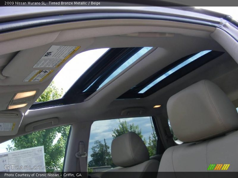 Tinted Bronze Metallic / Beige 2009 Nissan Murano SL