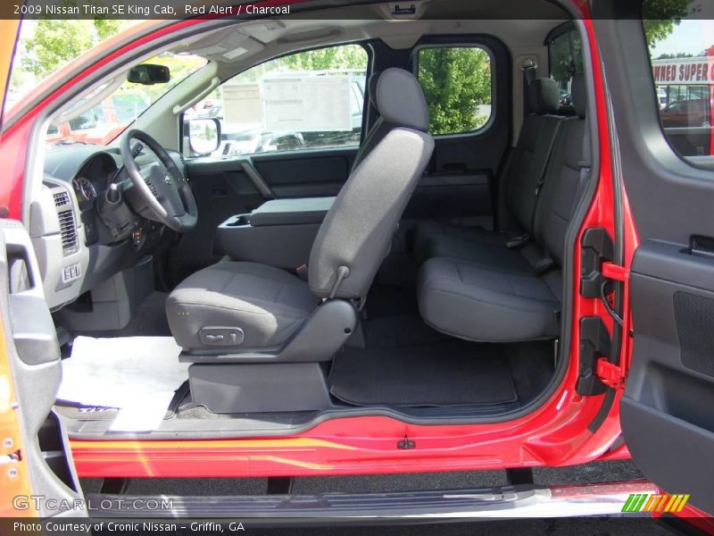 Red Alert / Charcoal 2009 Nissan Titan SE King Cab