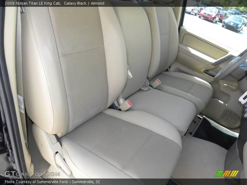 Galaxy Black / Almond 2009 Nissan Titan LE King Cab