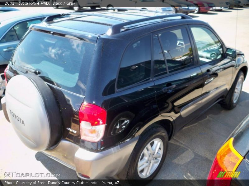 Black / Gray 2002 Toyota RAV4 4WD