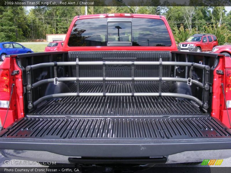 Red Alert / Charcoal 2009 Nissan Titan SE King Cab