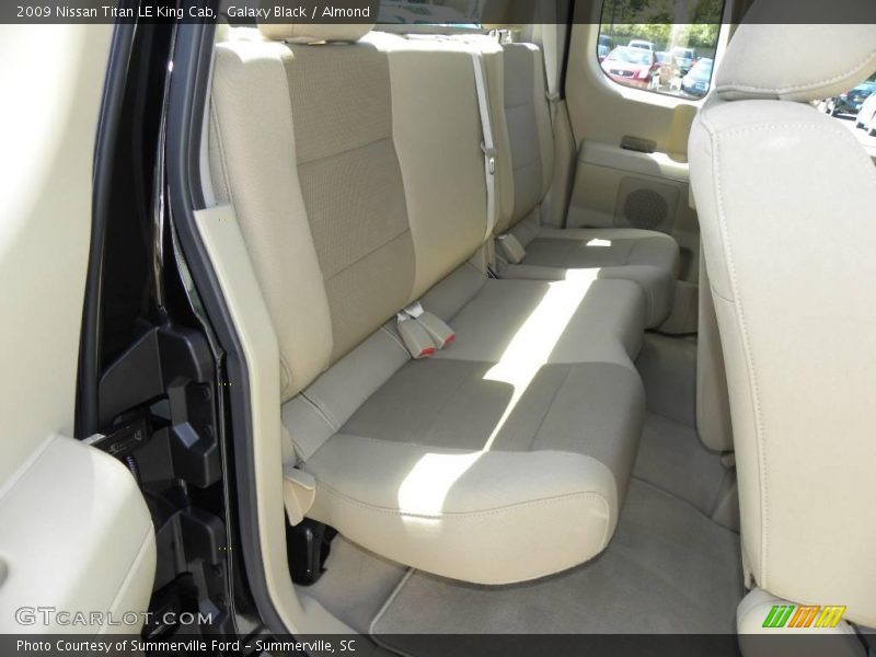 Galaxy Black / Almond 2009 Nissan Titan LE King Cab