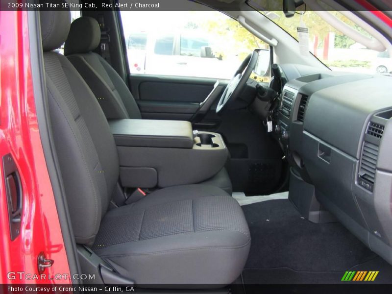 Red Alert / Charcoal 2009 Nissan Titan SE King Cab