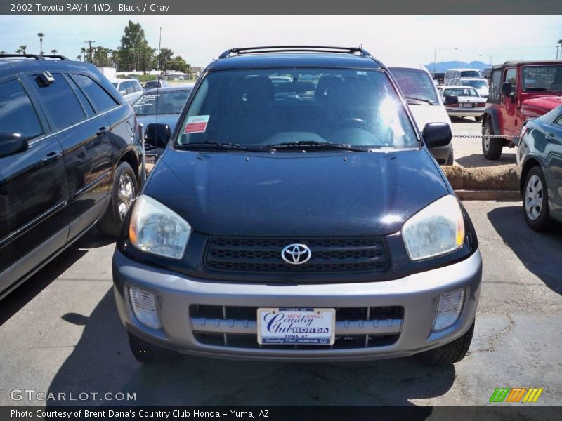 Black / Gray 2002 Toyota RAV4 4WD