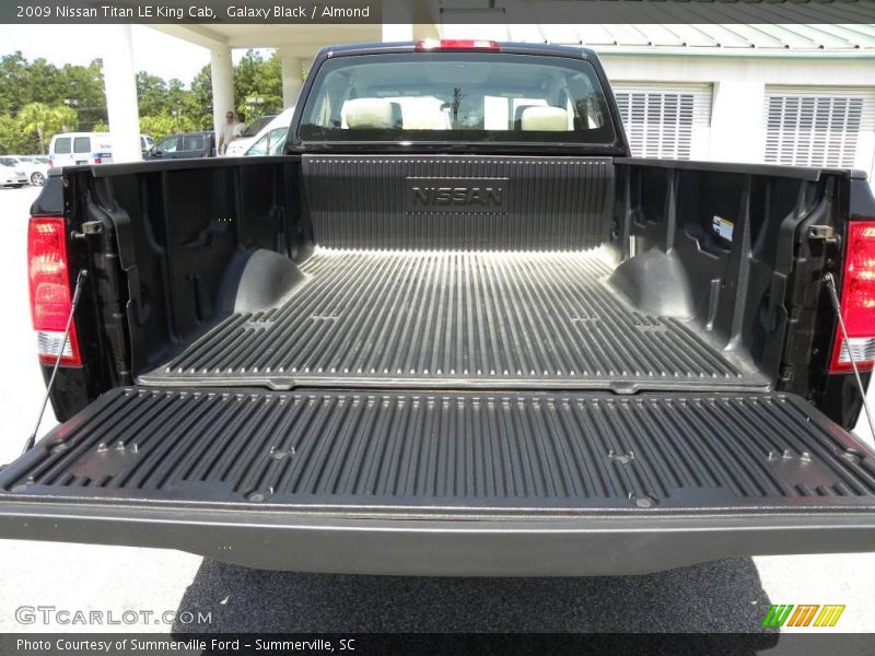 Galaxy Black / Almond 2009 Nissan Titan LE King Cab
