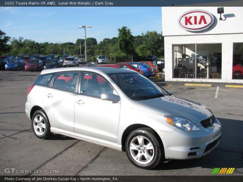 Lunar Mist Metallic / Dark Gray 2003 Toyota Matrix XR AWD