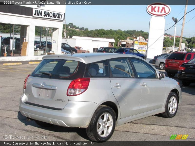 Lunar Mist Metallic / Dark Gray 2003 Toyota Matrix XR AWD