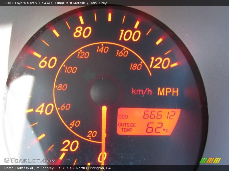 Lunar Mist Metallic / Dark Gray 2003 Toyota Matrix XR AWD