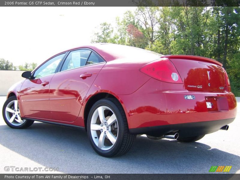 Crimson Red / Ebony 2006 Pontiac G6 GTP Sedan