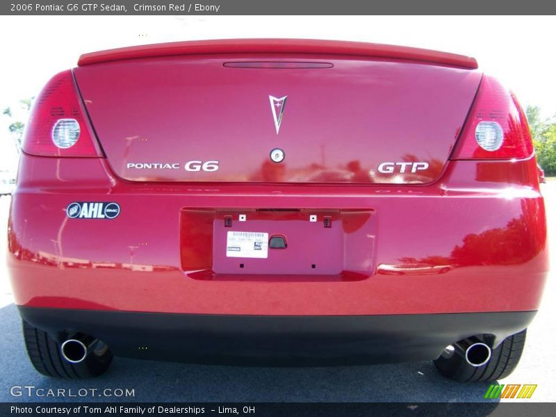 Crimson Red / Ebony 2006 Pontiac G6 GTP Sedan