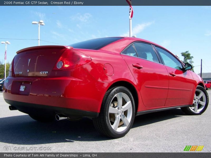 Crimson Red / Ebony 2006 Pontiac G6 GTP Sedan