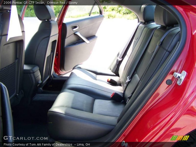 Crimson Red / Ebony 2006 Pontiac G6 GTP Sedan