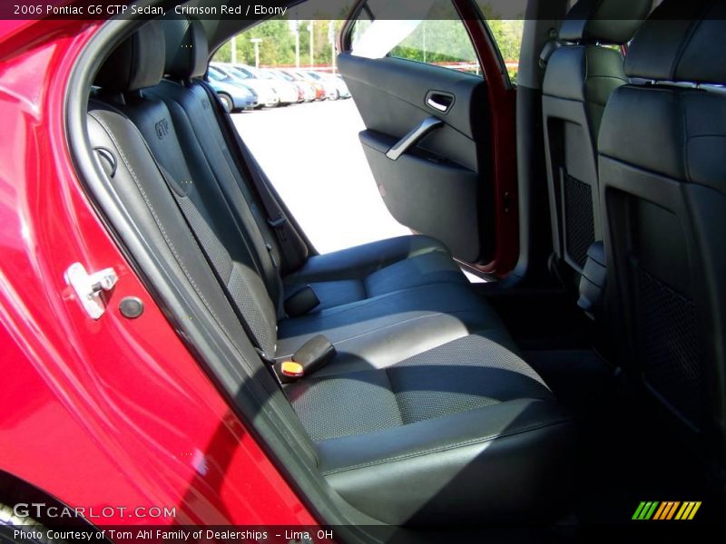 Crimson Red / Ebony 2006 Pontiac G6 GTP Sedan