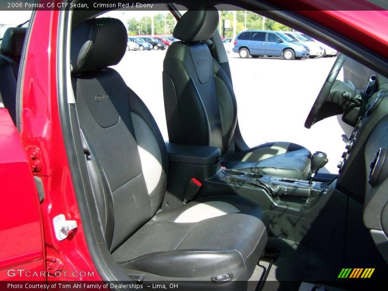 Crimson Red / Ebony 2006 Pontiac G6 GTP Sedan