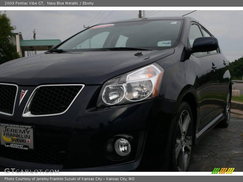 Navy Blue Metallic / Ebony 2009 Pontiac Vibe GT