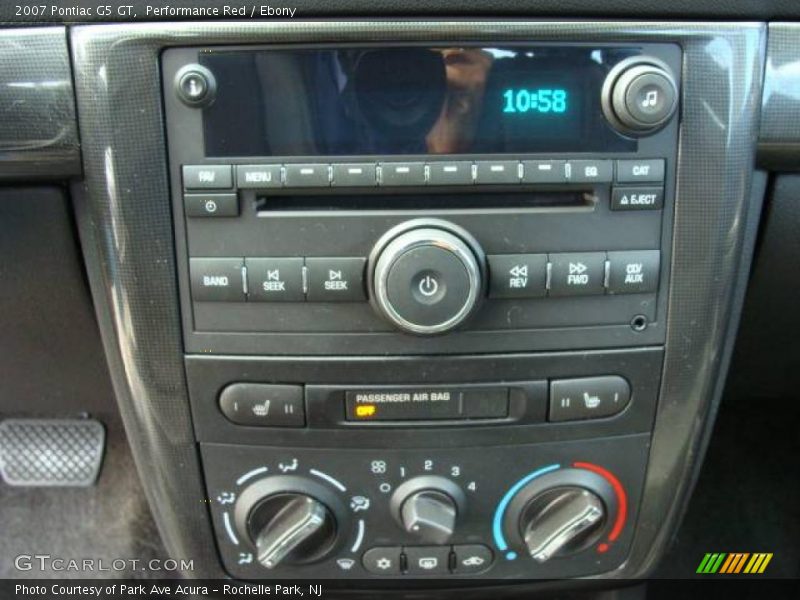 Performance Red / Ebony 2007 Pontiac G5 GT