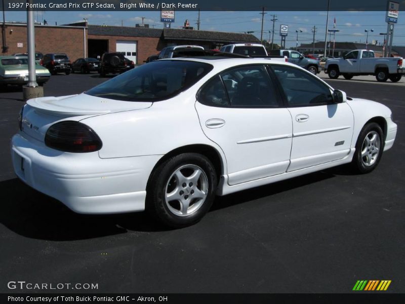 Bright White / Dark Pewter 1997 Pontiac Grand Prix GTP Sedan