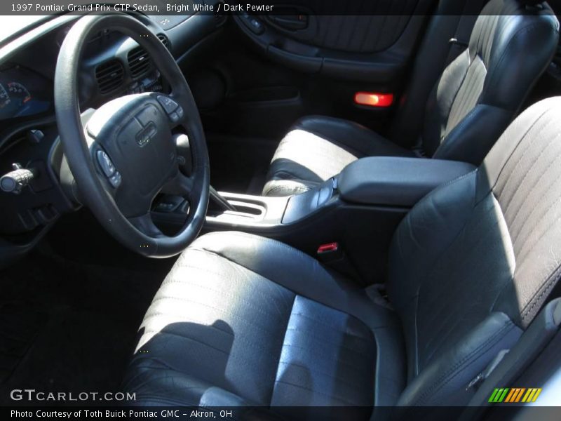 Bright White / Dark Pewter 1997 Pontiac Grand Prix GTP Sedan
