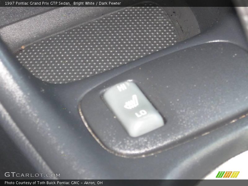 Bright White / Dark Pewter 1997 Pontiac Grand Prix GTP Sedan