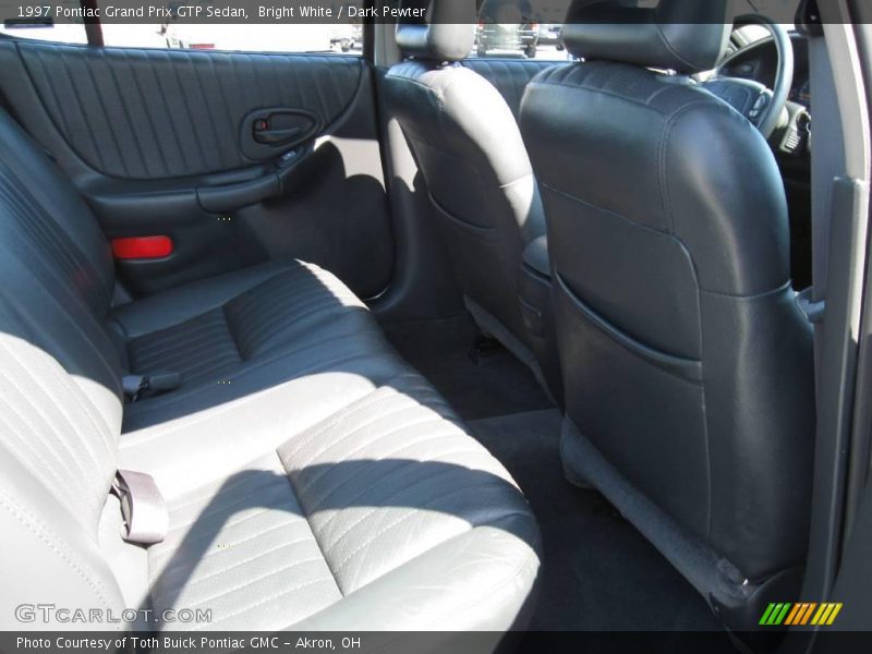 Bright White / Dark Pewter 1997 Pontiac Grand Prix GTP Sedan