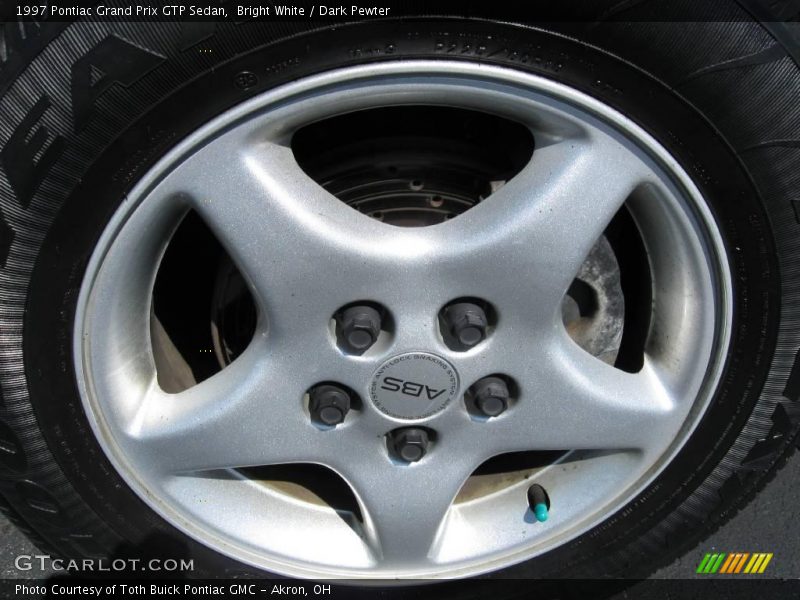 Bright White / Dark Pewter 1997 Pontiac Grand Prix GTP Sedan