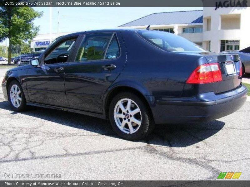 Nocturne Blue Metallic / Sand Beige 2005 Saab 9-5 Arc Sedan