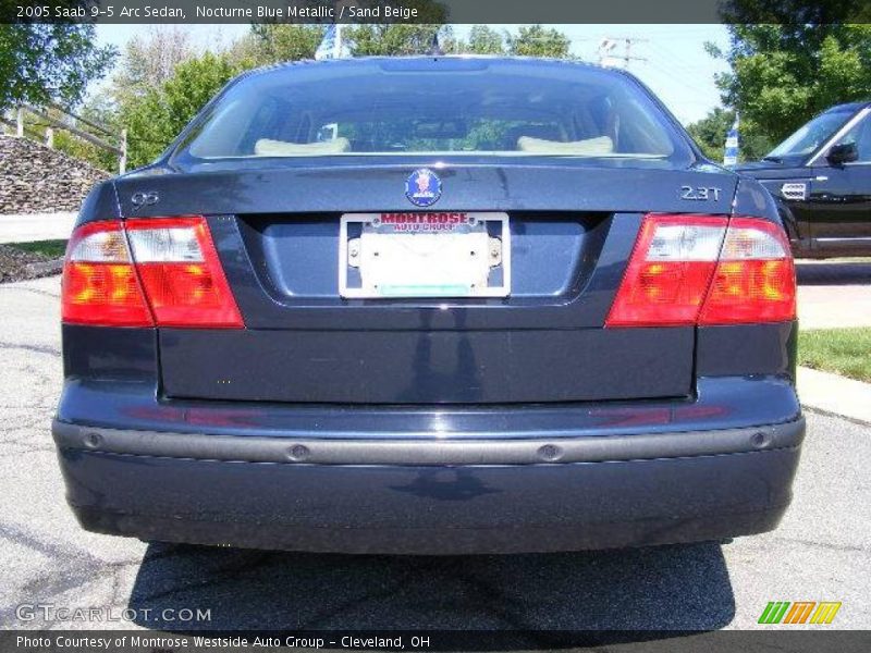 Nocturne Blue Metallic / Sand Beige 2005 Saab 9-5 Arc Sedan