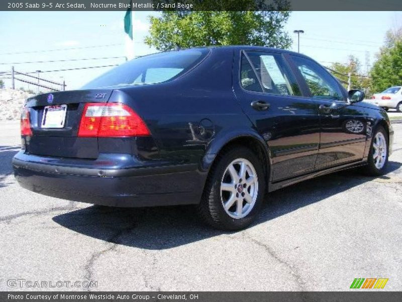 Nocturne Blue Metallic / Sand Beige 2005 Saab 9-5 Arc Sedan