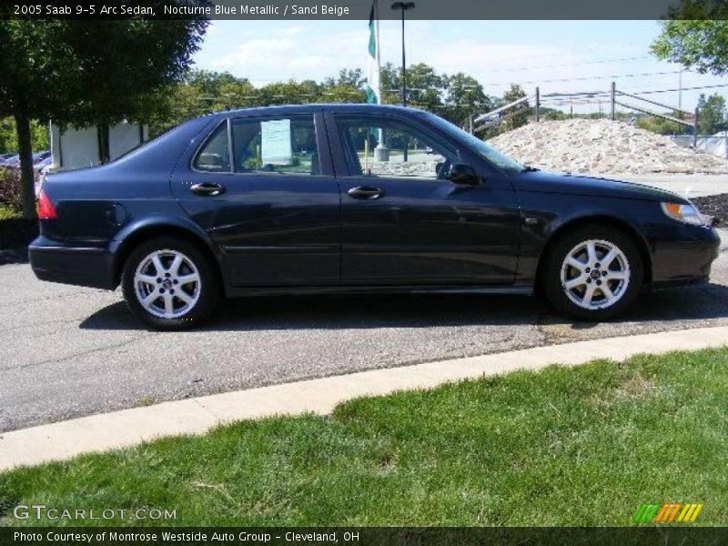 Nocturne Blue Metallic / Sand Beige 2005 Saab 9-5 Arc Sedan