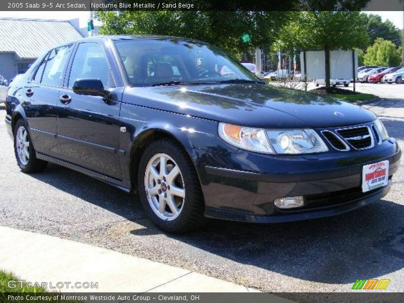 Nocturne Blue Metallic / Sand Beige 2005 Saab 9-5 Arc Sedan