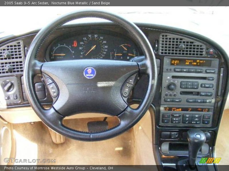 Nocturne Blue Metallic / Sand Beige 2005 Saab 9-5 Arc Sedan