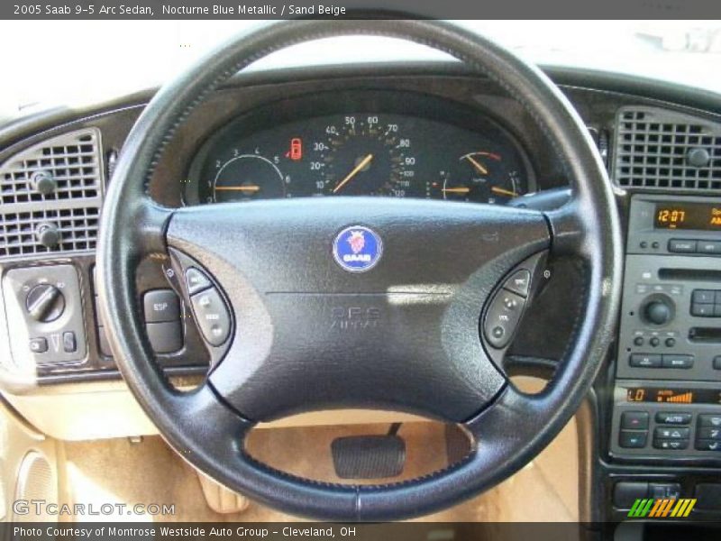 Nocturne Blue Metallic / Sand Beige 2005 Saab 9-5 Arc Sedan