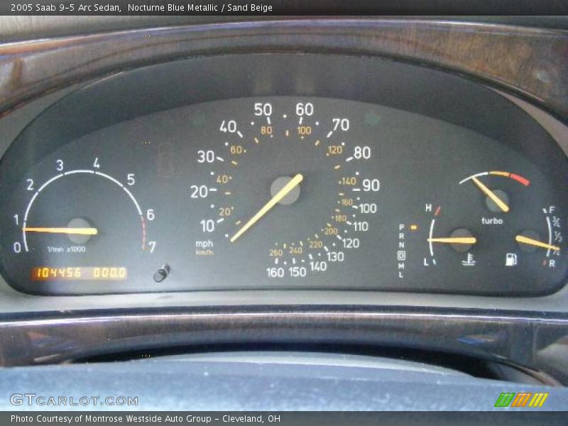 Nocturne Blue Metallic / Sand Beige 2005 Saab 9-5 Arc Sedan