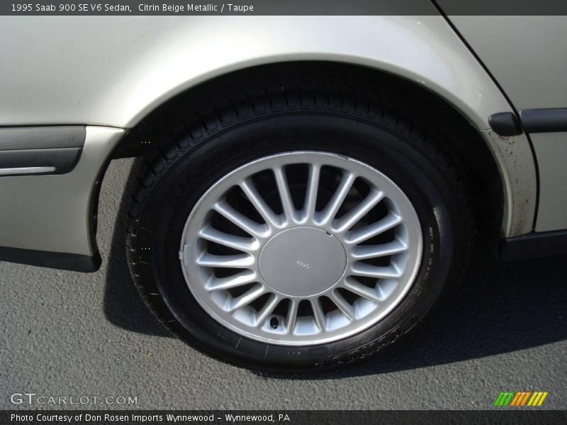 Citrin Beige Metallic / Taupe 1995 Saab 900 SE V6 Sedan
